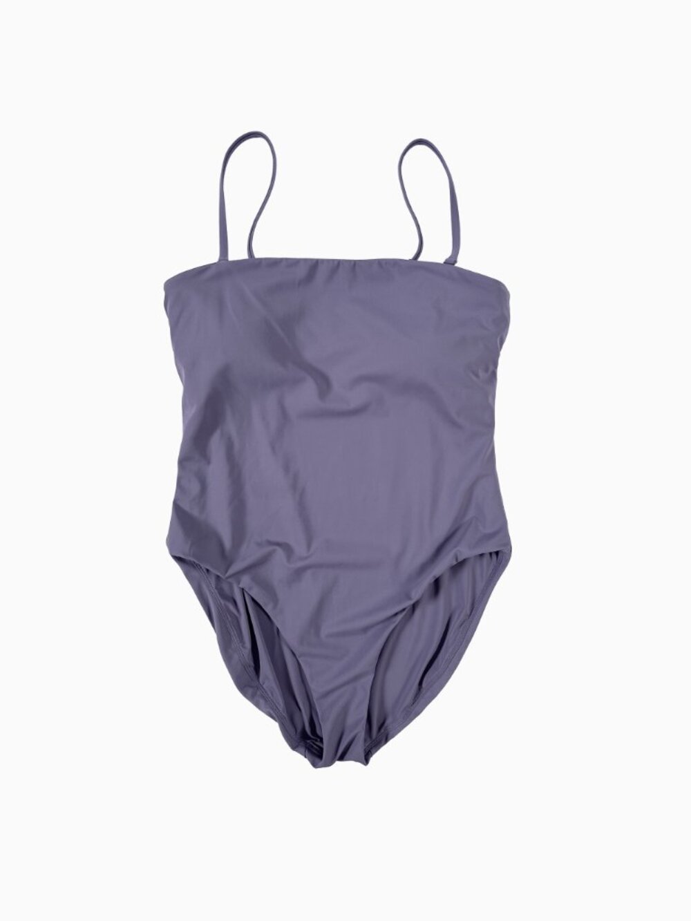 Andie Cabo One-Piece Swimsuit Large Purple Convertible Strapless Recycled Nylon - Picture 3 of 9